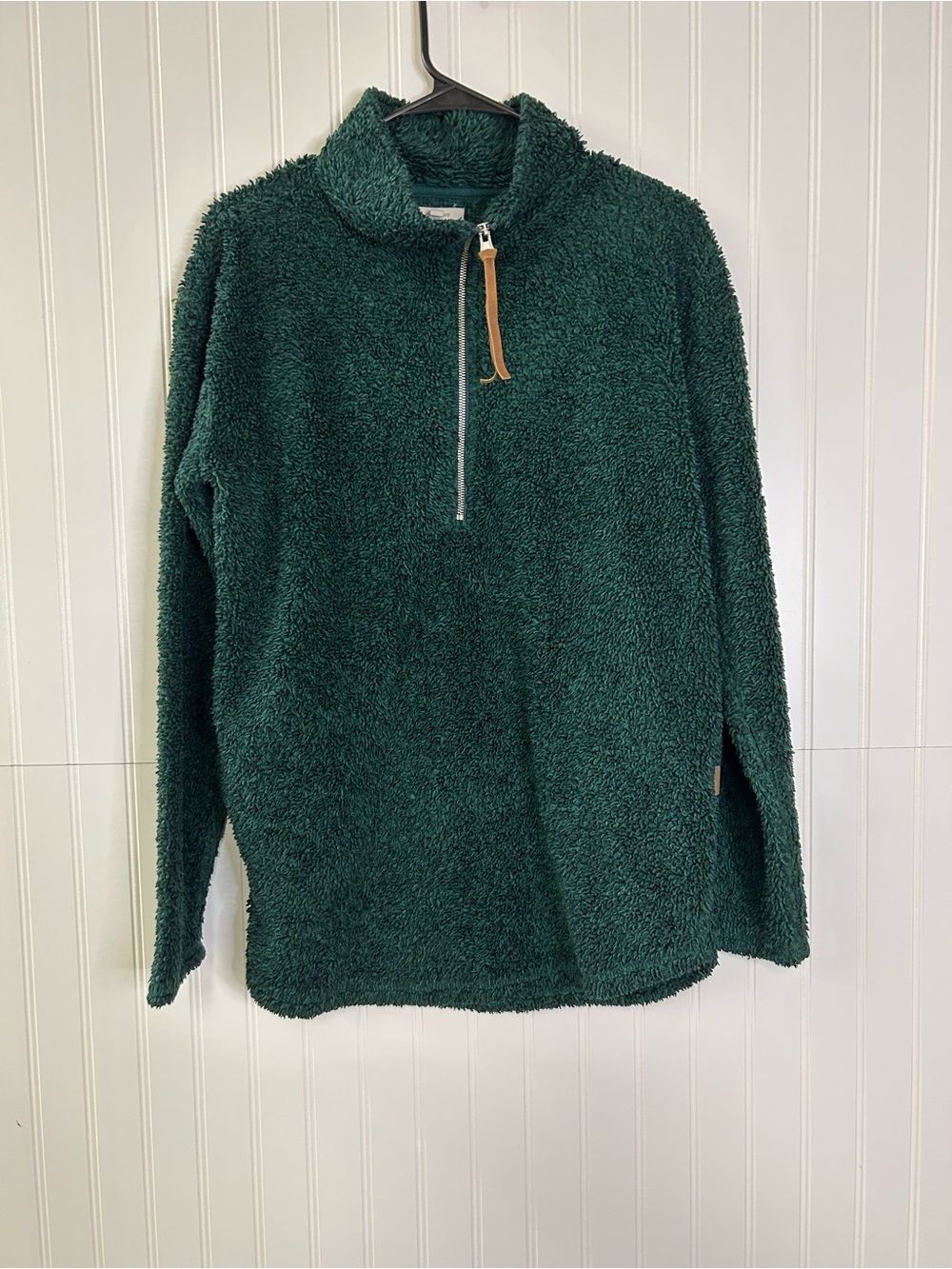 Maurice's Cozy Half-Zip Sherpa Pullover Sweater Size Small